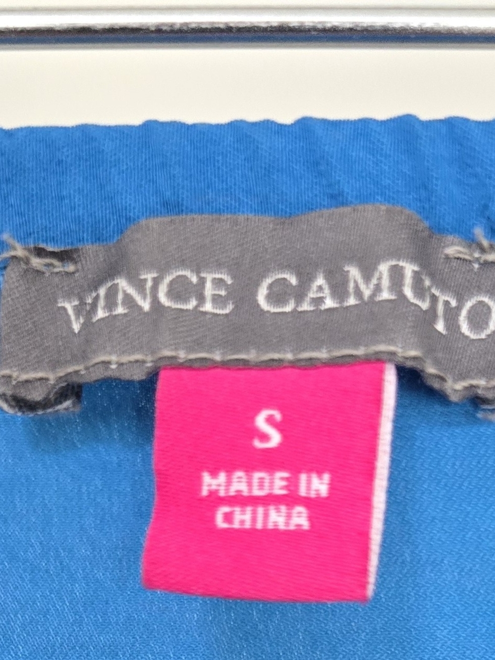 Vince Camuto Teal Blue Ruffle-Sleeve Off-Shoulder Blouse - Picture 2 of 3